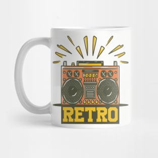 Retro Boombox Mug